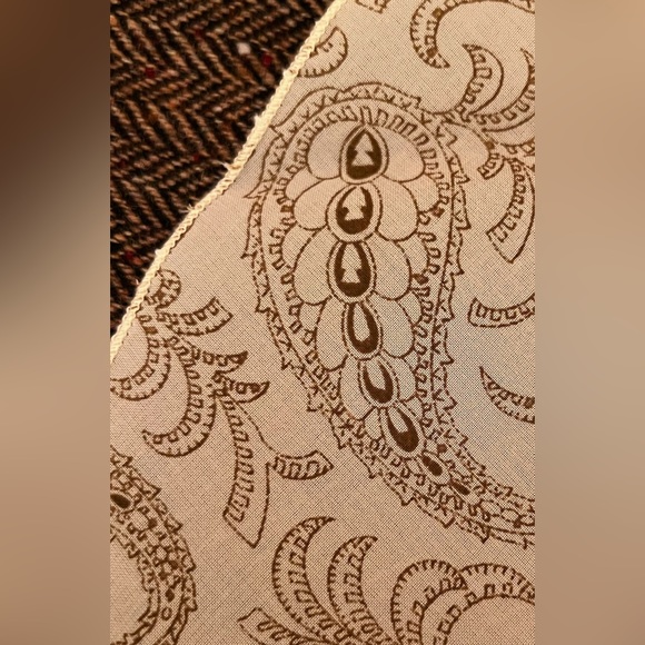 USA Vintage Short Scarf 60s 70s PCI Brand Polyester 5.5 x 35 inches - Picture 6 of 7